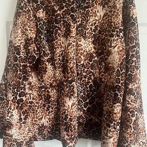 Leopard Print Skirt